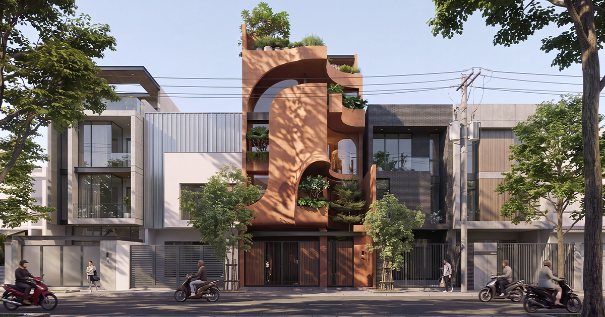 A PEACEFUL CORNER UNDER ARCHITECTURAL LINES